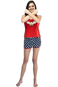 Amazon | INTIMO ワンダーウーマン ロゴ レディース メッシュ